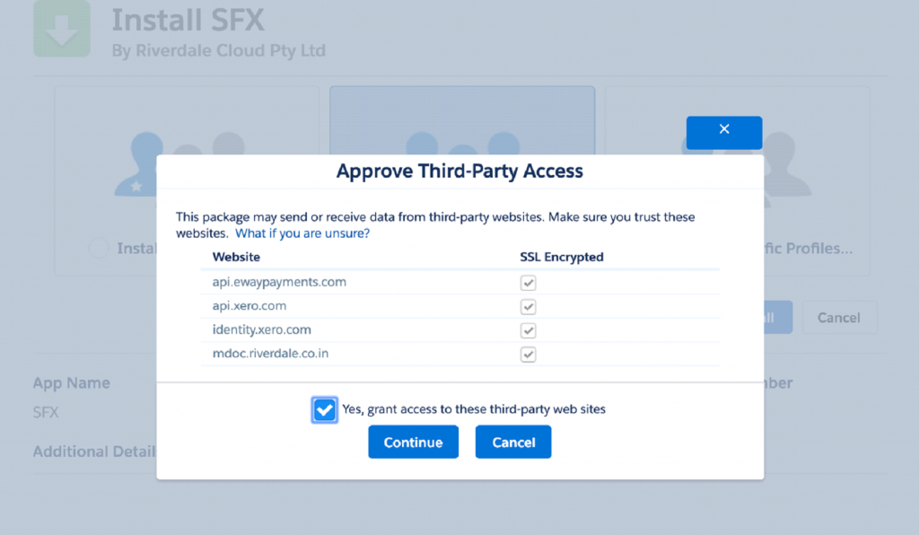 sfxManual6 - Integrate Salesforce with Xero - SFX
